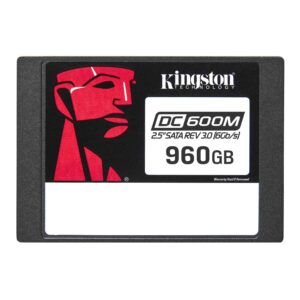 Kingston DC600M Enterprise SSD | 960GB | SATA 3.0 | 6Gbps | Uso Mixto (Mixed-Use) | Protección contra Pérdida de Energía (PLP) | SED