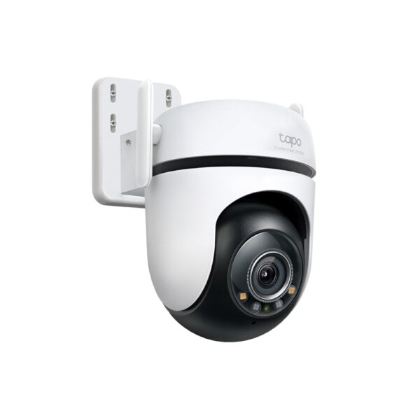TP-Link Tapo C520WS | Cámara de Seguridad Exterior Pan/Tilt | 2K QHD | Starlight Color Night Vision | IA | IP66 | Negro/Blanco