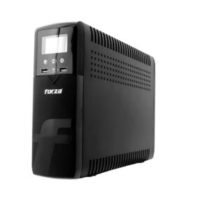 Forza XG-1501LCD | UPS Interactiva 1500VA/900W | Onda Sinusoidal Pura | Pantalla LCD | 10 Tomas NEMA | Protección Coaxial y Red | Negro