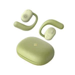 Havit OWS914 | Auriculares de Oreja Abierta (Open-Ear) | Bluetooth 5.3 | Drivers Gigantes de 16.2mm | 4 Micrófonos con ENC para Llamadas Claras | IPX5 Resistente al Agua | Hasta 21 Horas de Batería | Conexión de Dispositivo Dual | Modo Juego de Baja Latencia - BEIGE