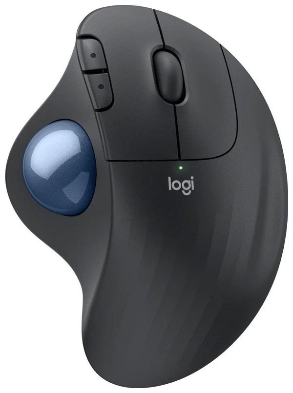 Logitech ERGO M575S | Trackball Inalámbrico Ergonómico | Clics Silenciosos | Bluetooth + Logi Bolt | Sensor 2000 DPI | Grafito
