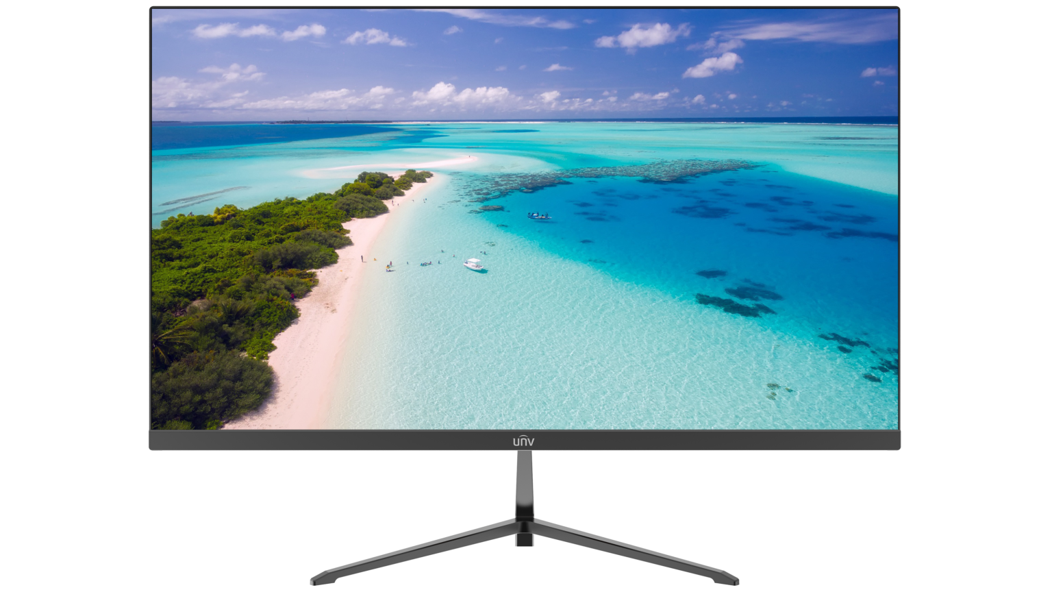 Monitor UNV MW-LC27-B | Pantalla 27" FHD (1920x1080) | Panel VA de Alto Contraste (4000:1) | 75Hz | Protección Ocular | HDMI y VGA | Diseño Ultra-Delgado | VESA