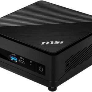 Mini PC MSI Cubi 5 12M-016BUS | Intel Core i7-1255U (10 Núcleos / 4.70 GHz) | Gráficos Intel Iris Xe | Thunderbolt 4 | Triple Pantalla 4K | Dual LAN (2.5G) | Negro (Barebone - Sin RAM/SSD)