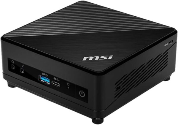Mini PC MSI Cubi 5 12M-016BUS | Intel Core i7-1255U (10 Núcleos / 4.70 GHz) | Gráficos Intel Iris Xe | Thunderbolt 4 | Triple Pantalla 4K | Dual LAN (2.5G) | Negro (Barebone - Sin RAM/SSD)