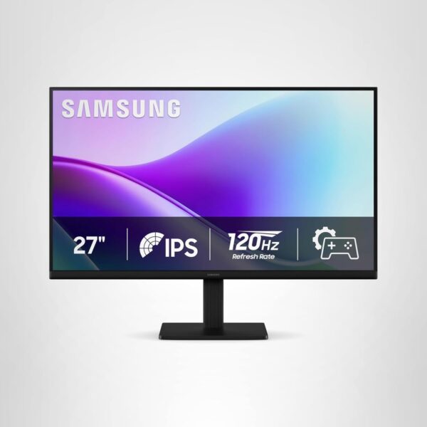 Monitor Samsung Essential S3 24" | Panel IPS FHD (1920x1080) | 120Hz Ultra Fluido | Diseño Sin Bordes | AMD FreeSync