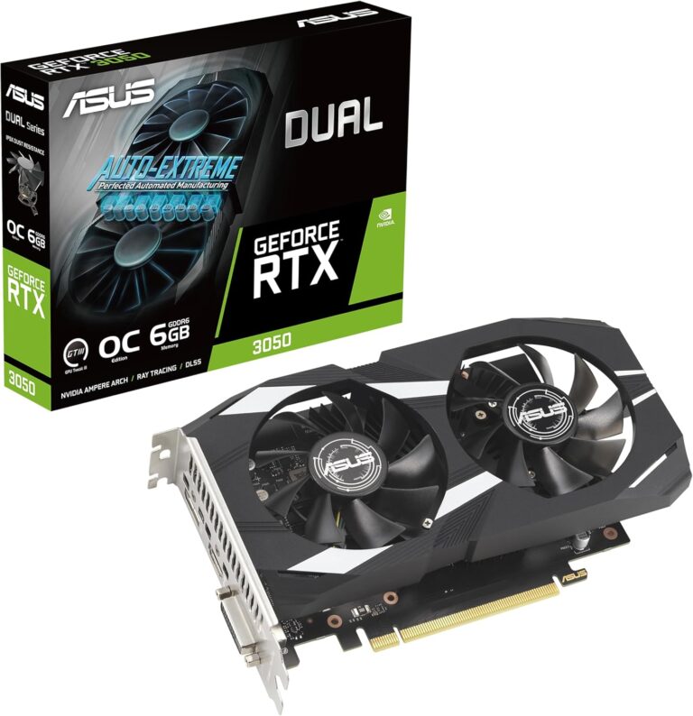 Tarjeta de Video Gaming ASUS Dual GeForce RTX 3050 OC Edition