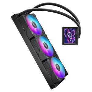 ROG Ryujin III 360 ARGB Extreme | Enfriamiento Líquido AIO | Pantalla LCD de 3.5" | Bomba Asetek de 8.ª Gen | Ventiladores Magnéticos ARGB Daisy-Chain | Negro
