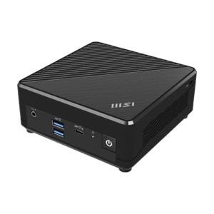 Mini PC MSI Cubi N ADL-020BUS | Intel N100 (Hasta 3.40 GHz) | Gráficos Intel UHD | Triple Pantalla 4K | Dual LAN | Wi-Fi 5 & BT 5 | VESA Mount | Negro (Barebone - Requiere RAM y SSD)