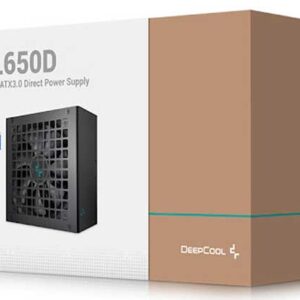 Fuentes de Poder DeepCool SERIE PL-D | NO Modular  | Certificación 80 PLUS Bronze | Estándar ATX 3.1 & PCIe 5.1 | Cable Nativo 12V-2x6 | Negro - 650