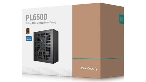 Fuentes de Poder DeepCool SERIE PL-D | NO Modular  | Certificación 80 PLUS Bronze | Estándar ATX 3.1 & PCIe 5.1 | Cable Nativo 12V-2x6 | Negro
