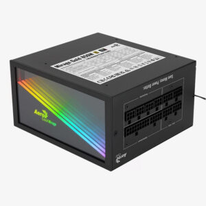 Fuente de Poder AeroCool Mirage Gold 850W | 850W | Certificación 80 PLUS Gold | Totalmente Modular | Iluminación ARGB Infinity Mirror | Condensadores Japoneses 105°C | Negro
