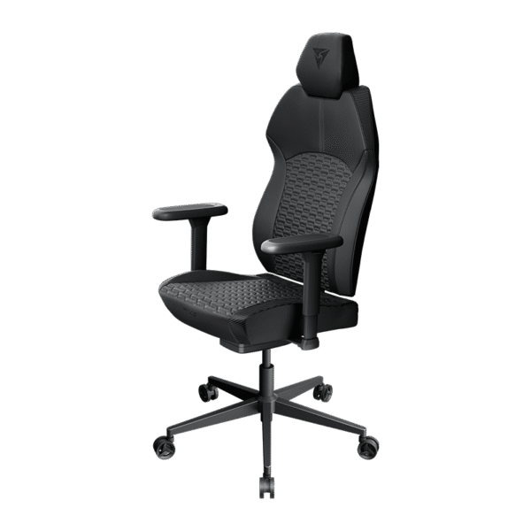 Silla Gaming ThunderX3 SOLO 360 Racer | Soporte Lumbar Autoajustable 360° | Tecnología AIR Tech Transpirable | Reclinación 180° | Pistón Clase 4 | Negro Mate
