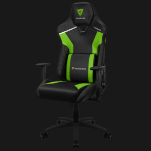 Silla Gaming ThunderX3 TC3 MAX Neon Green | Versión XL con Asiento Extragrande | Tecnología AIR Tech Transpirable | Reclinación 180° | Pistón Clase 4 Reforzado | Verde Neón
