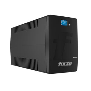 Forza SL-2001UL-A | UPS Interactivo de 2000VA/1200W | Regulador de Voltaje (AVR) | 6 Tomas NEMA | Protección de Red/Tel | Negro