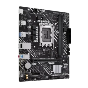 Motherboard Gaming ASUS PRIME H610M-F D4 R2.0 | Socket LGA 1700 | Intel 12va, 13va y 14va Gen | Soporte DDR4 3200 MHz | PCIe 4.0 | M.2 Gen3 | Micro-ATX