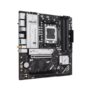 Motherboard Gaming ASUS PRIME B650EM-A WIFI | Socket AM5 | AMD Ryzen 9000 Ready | Wi-Fi 6 y Bluetooth 5.2 | Soporte DDR5 7600+ MHz (OC) | PCIe 5.0 | Micro-ATX