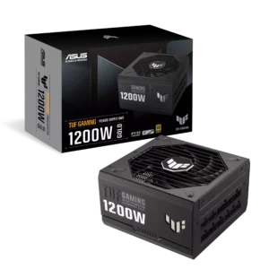 Fuente de Poder ASUS TUF Gaming 1200W Gold | 1200W | Certificación 80 PLUS Gold | Totalmente Modular | Estándar ATX 3.0 & PCIe 5.0 | Condensadores de Grado Militar | Negro