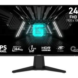 Monitor Gaming MSI G242L E14 | 24 Pulgadas | Panel IPS Full HD | Tasa de Refresco 180Hz | Tiempo de Respuesta 1ms (GtG) | Adaptive-Sync | Negro