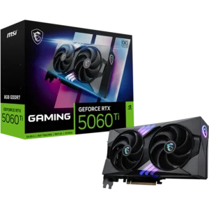 Tarjeta de Video Gaming MSI GeForce RTX 5060 Ti 8G GAMING OC | 8GB GDDR7 | Arquitectura Blackwell | Ray Tracing y DLSS 4 | Doble Ventilador TWIN FROZR 9 | PCIe 5.0