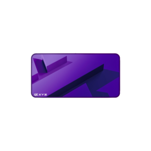 Mousepad Gamer XYZ PULSEPAD Purple | Superficie de Nanofibra | Bordes Reforzados | Base Antideslizante | Resistente al Agua | Morado - XL (89cm X 40cm)