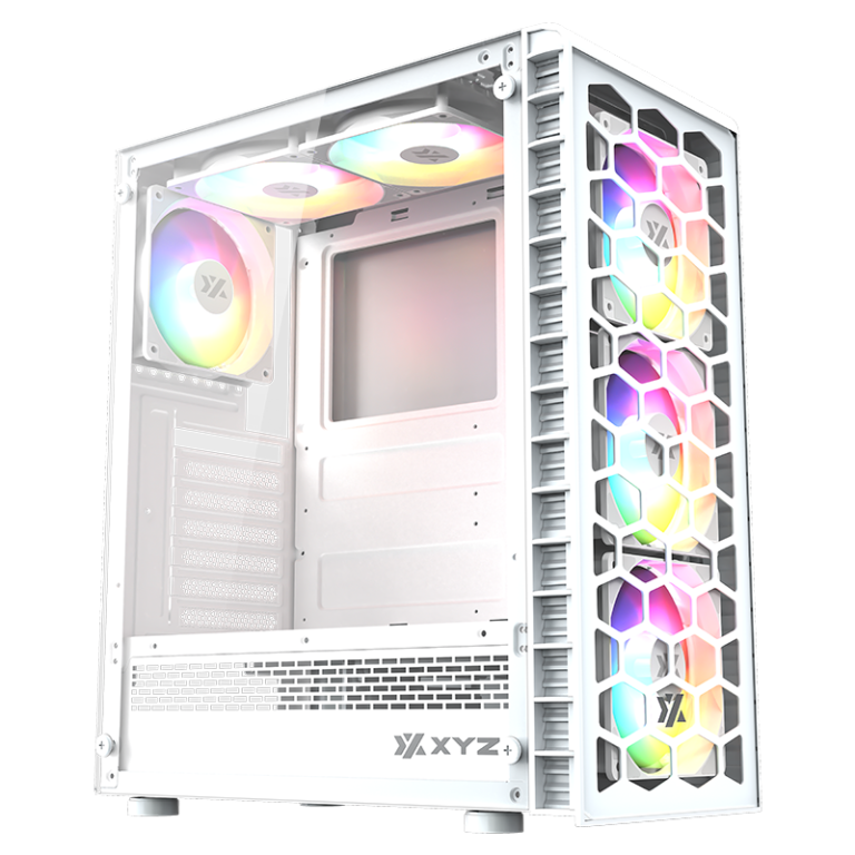 Gabinete Gamer XYZ AIRONE 300 GLASS White
