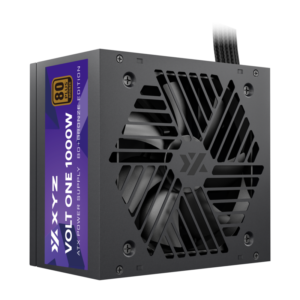 Fuente de Poder XYZ Serie VOLT | Certificación 80 PLUS | Capacitores Teapo | Diseño de Cableado Fijo | Ventilador Silencioso | Negro - 1000W