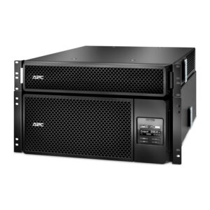 APC Smart-UPS SRT 6000VA / 6000W (SRT6KRMXLT-5KTF) | Doble Conversión en Línea | Transformador Reductor 208V a 120V | Montaje en Rack | Negro