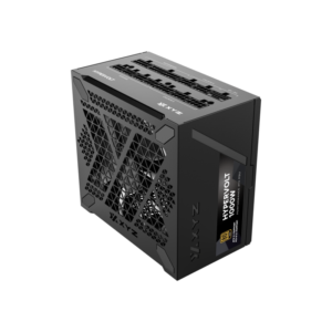 Fuente de Poder XYZ HYPERVOLT 1000W | 80 PLUS Gold | Full Modular | ATX 3.1 & PCIe 5.1 | Ventilador Híbrido 0dB | Negro
