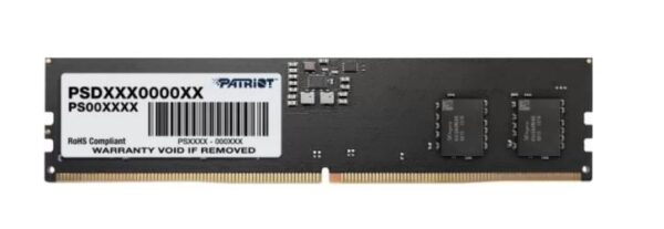 Memoria RAM Patriot Signature 8GB | DDR5 5600MHz | UDIMM 288 Pines | PC5-44800 | Para PC de Escritorio | 1.1V