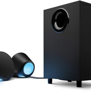 Bocinas Gaming Logitech G560 LIGHTSYNC RGB | Inalámbricas por Bluetooth, USB y 3.5mm | Sistema 2.1 | 240W de Potencia Peak | Audio 3D DTS:X Ultra