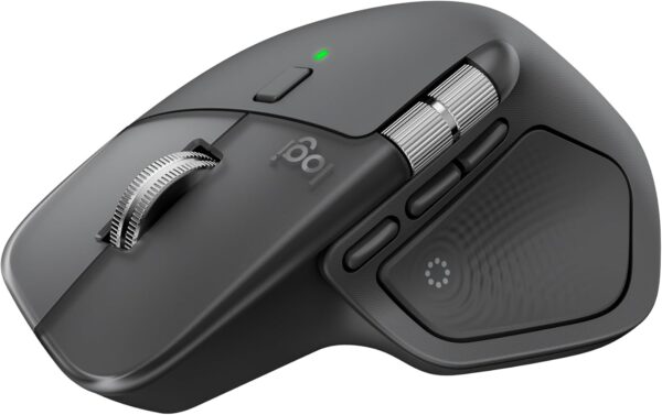 Mouse Inalámbrico Logitech MX Master 4 | Respuesta Háptica | Sensor 8000 DPI | Menú Actions Ring | Rueda MagSpeed | Grafito