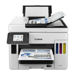 Impresora Multifuncional Canon MAXIFY GX7010 MegaTank | Tinta Continua de Alto Rendimiento | Impresión, Copia, Escáner, Fax | Dúplex Automático | ADF Doble Cara Pasada Única | Wi-Fi y Ethernet