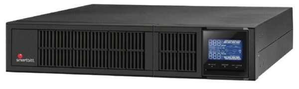 UPS Smartbitt SBOL3KRT | 3kVA / 2700W | On-Line Doble Conversión | Factor de Potencia 0.9 | Pantalla LCD | Negro