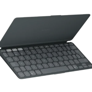 Teclado Inalámbrico Logitech Keys-To-Go 2 Universal | Bluetooth | Multidispositivo | Cubierta Protectora | Batería de 3 Años | Negro