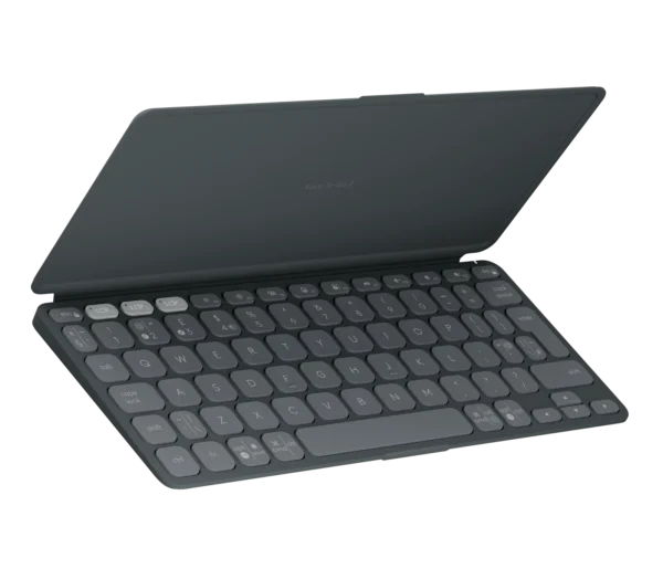 Teclado Inalámbrico Logitech Keys-To-Go 2 Universal | Bluetooth | Multidispositivo | Cubierta Protectora | Batería de 3 Años | Negro