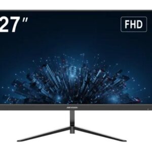 Monitor Comercial Hikvision 27" FHD | Panel IPS | 100Hz | Operación Continua 24/7 | HDMI y VGA | DS-D5027F3-2P2