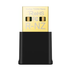 Adaptador Wi-Fi 6 USB TP-Link Archer TX20U Nano | Doble Banda AX1800 | Diseño Ultra Compacto de Perfil Bajo | Tecnologías MU-MIMO y OFDMA | Cifrado Seguro WPA3