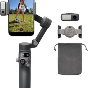 Estabilizador para Smartphone DJI Osmo Mobile 8 | Advanced Tracking Combo | Incluye Abrazadera Magnética con Luz de Llenado | Estabilización en 3 Ejes | ActiveTrack Pro | Varilla de Extensión Integrada