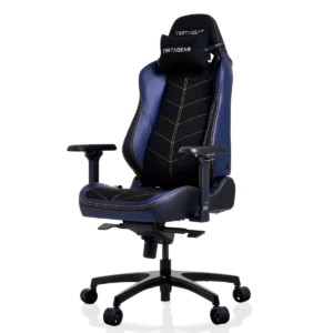 Silla Gaming Ergonómica Vertagear SL5800 | Edición Midnight Blue | Soporte Lumbar ContourMax™ | Asiento Patentado VertaAir™ | Reposabrazos 4D | Cuero PUC