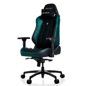 Silla Gaming Ergonómica Vertagear SL5800 | Edición Negro y Verde (Black & Green) | Soporte Lumbar ContourMax™ | Asiento Patentado VertaAir™ | Reposabrazos 4D | Cuero PUC