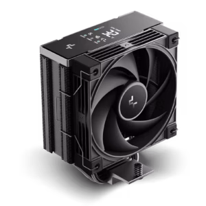 Disipador por Aire para CPU DeepCool AK400 G2 Digital | Pantalla Digital Integrada | Torre Individual de Disipación | 4 Tubos de Calor de Cobre de 6 mm | 1 Ventilador PWM Negro de 120 mm | Color Negro | Sockets Intel LGA1700 y AMD AM5