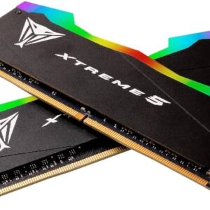 Kit de Memoria RAM DDR5 Patriot Viper Xtreme 5 32GB (2x16GB) | Frecuencia de 8200 MHz | Soporte de Perfiles Intel XMP 3.0 | Disipador Térmico de Aluminio con Iluminación RGB | Memoria para Overclocking Avanzado