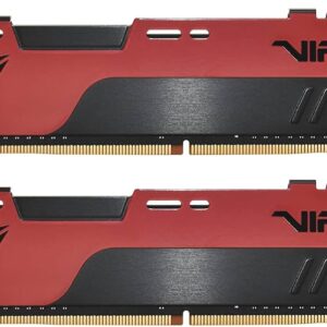 Kit de Memoria RAM DDR4 Patriot Viper Elite II 32GB (2x16GB) | Frecuencia de 3600 MHz | Latencia CAS CL20 | Voltaje de Operación 1.35V | Soporte de Perfiles Intel XMP 2.0 | Disipador Térmico de Aluminio