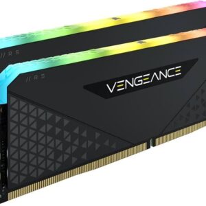 Memoria RAM Corsair Vengeance RGB RS 32GB DDR4 | Kit de 32GB (2 x 16GB) | Velocidad de 3200MHz | Latencia CAS CL16 | Voltaje de 1.35V | Iluminación RGB Direccionable | SKU CMG32GX4M2E3200C16