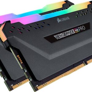 Memoria RAM Corsair Vengeance RGB Pro 16GB DDR4 | Kit de 16GB (2 x 8GB) | Velocidad de 3600MHz | Latencia CAS CL18 | Voltaje de 1.35V | Iluminación RGB Direccionable | SKU CMW16GX4M2C3600C18