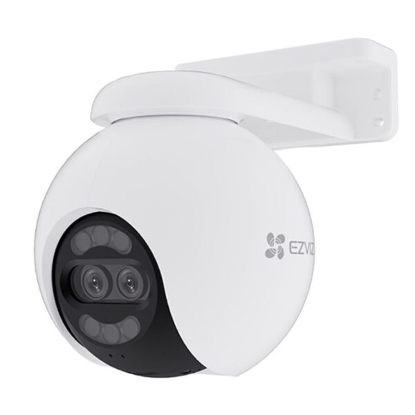 Cámara de Seguridad Exterior EZVIZ H80x Dual | Tecnología de Doble Lente Inteligente | Cobertura Motorizada 360° Pan & Tilt | Detección de Personas y Vehículos con IA | Visión Nocturna Avanzada
