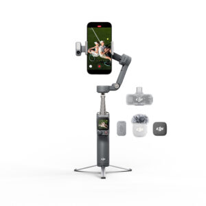 Estabilizador de Smartphone Gaming/Creadores DJI Osmo Mobile 8 Pro Creator Combo | Estabilización Mecánica de 3 Ejes | Incluye Micrófono Inalámbrico DJI Mic 2, Luz de Relleno LED, Trípode y Estuche | Seguimiento Inteligente ActiveTrack