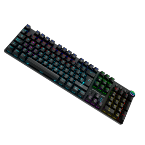 Teclado Mecánico Inalámbrico Gamer Primus Ballista 92T | Conectividad Dual 2.4GHz y USB-C | Batería Recargable de 3000mAh | Perilla Multifunción de Volumen | Panel de Acero SGCC | Layout Español (PKS-094S)