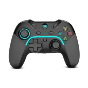 Gamepad Inalámbrico Gaming Redragon Harrow Pro G808 | Conexión Inalámbrica por Dongle USB de 2.4 GHz | Compatibilidad Dual Estricta con PC y PlayStation 3 | Motores de Vibración Dual Integrados | Batería de Litio Recargable