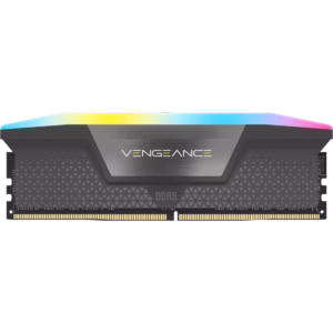 Memoria RAM Corsair Vengeance RGB 16GB DDR5 | 1 Módulo Individual de 16GB | Velocidad de 6000MHz | Latencia CAS CL36 | Voltaje de 1.35V | Iluminación RGB Direccionable | Negro